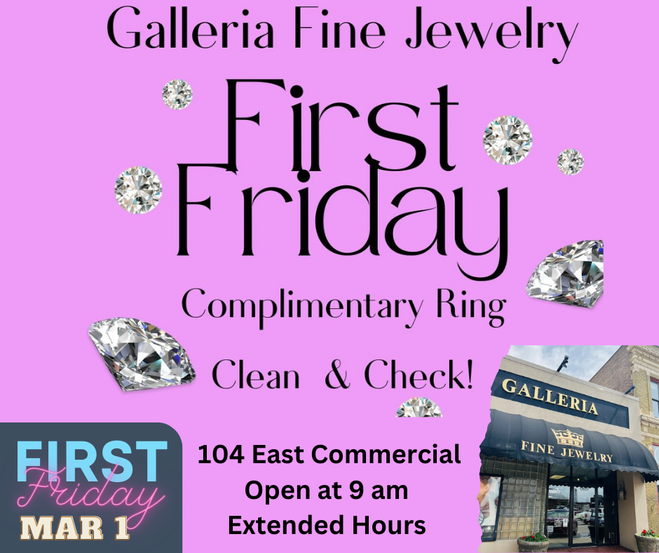 Galleria Fine Jewelry March 1 First Friday Downtown Lebanon MO