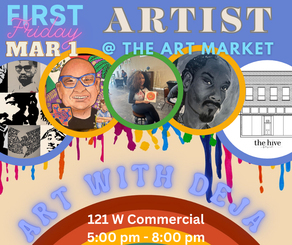 Art with Deja First Friday Mar 1 Downtown Lebanon MO