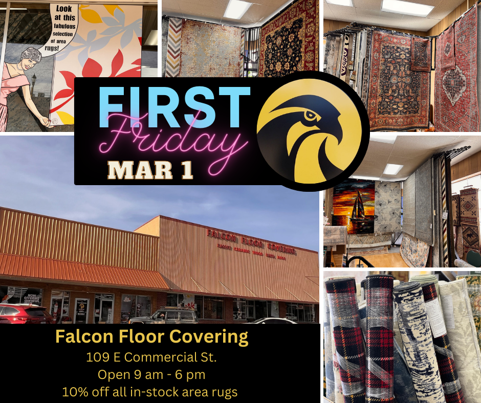 Falcon Floor Covering March 1 First Friday Downtown Lebanon MO