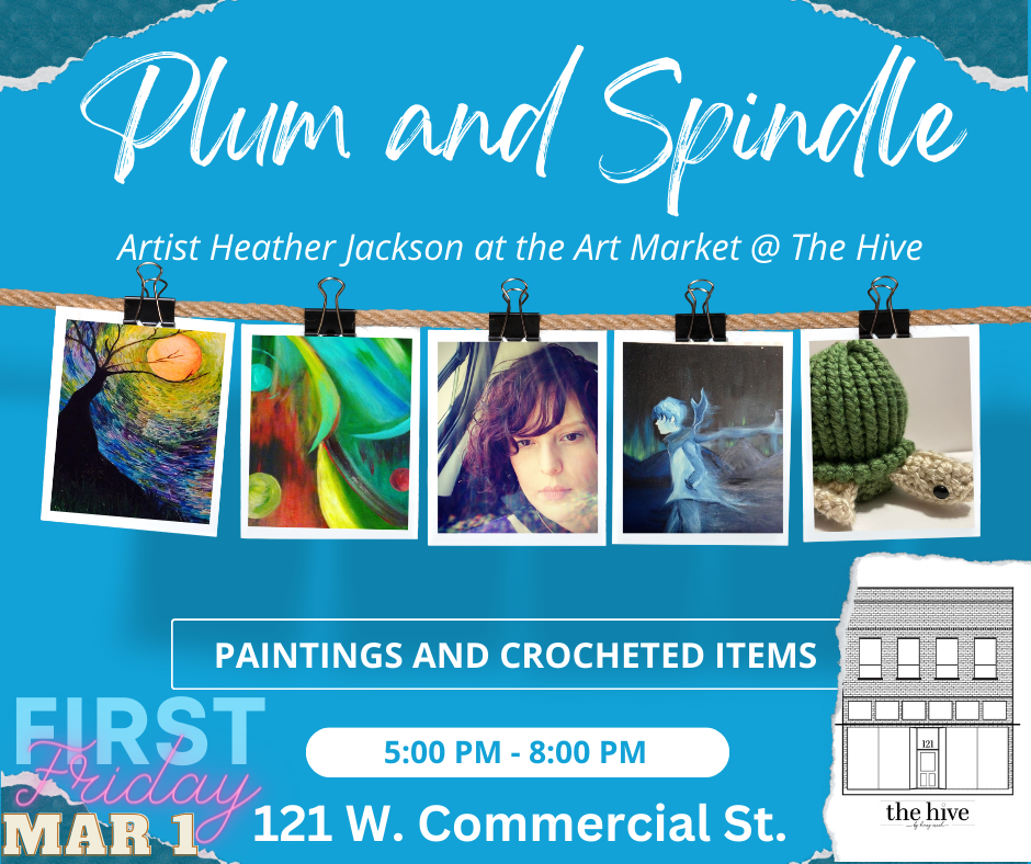 Plum and Spindle March 1 First Friday Downtown Lebanon MO