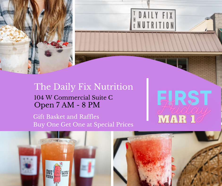 The Daily Fix Nutrition March 1 First Friday Downtown Lebanon MO